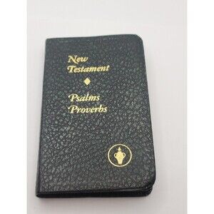 Gideons Brown Pocket Bible New Testament Psalms Proverbs Bible